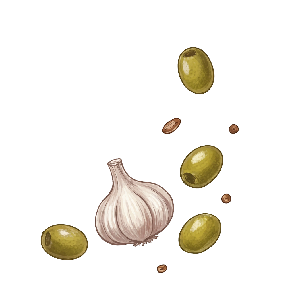 Firefly_can you make me a design for a featured recipes for an olive oil website, the two rec 122197 clear