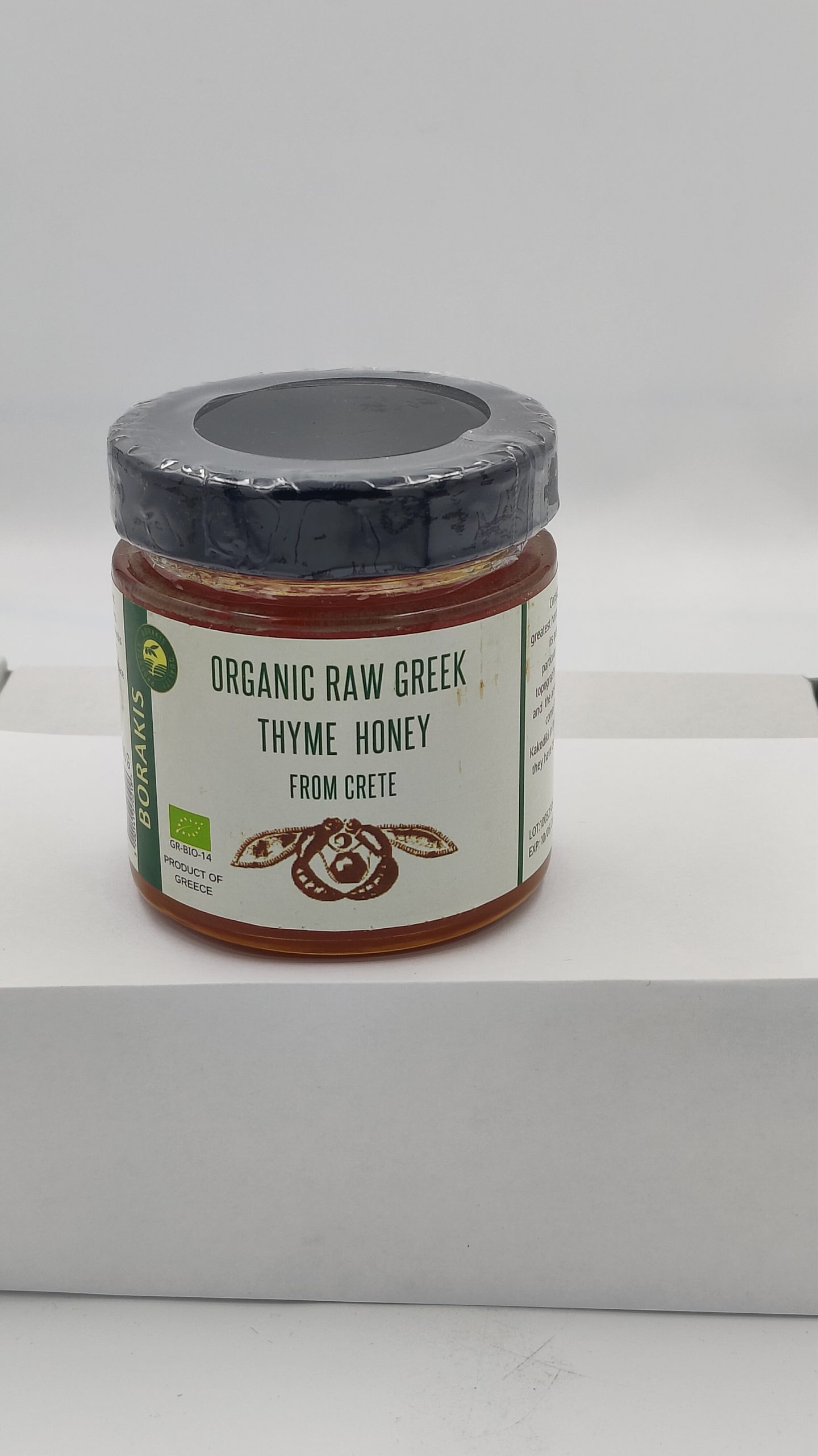 Cretan Organic Raw Thyme Honey 280g - Image 2