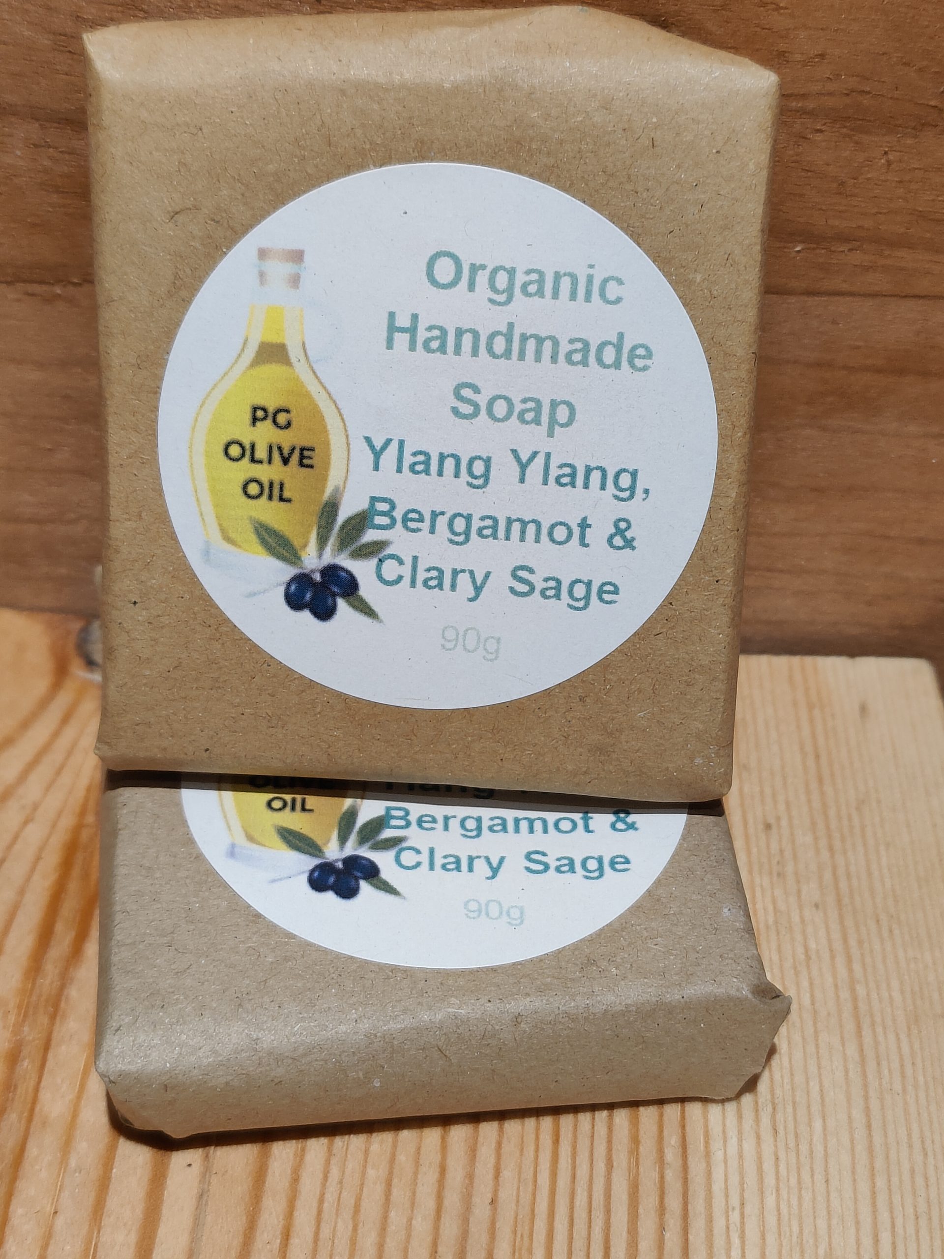Koutsis Handmade Ylang Ylang Bergamot & Clary Sage Eczema Friendly Soap 90g - Image 2