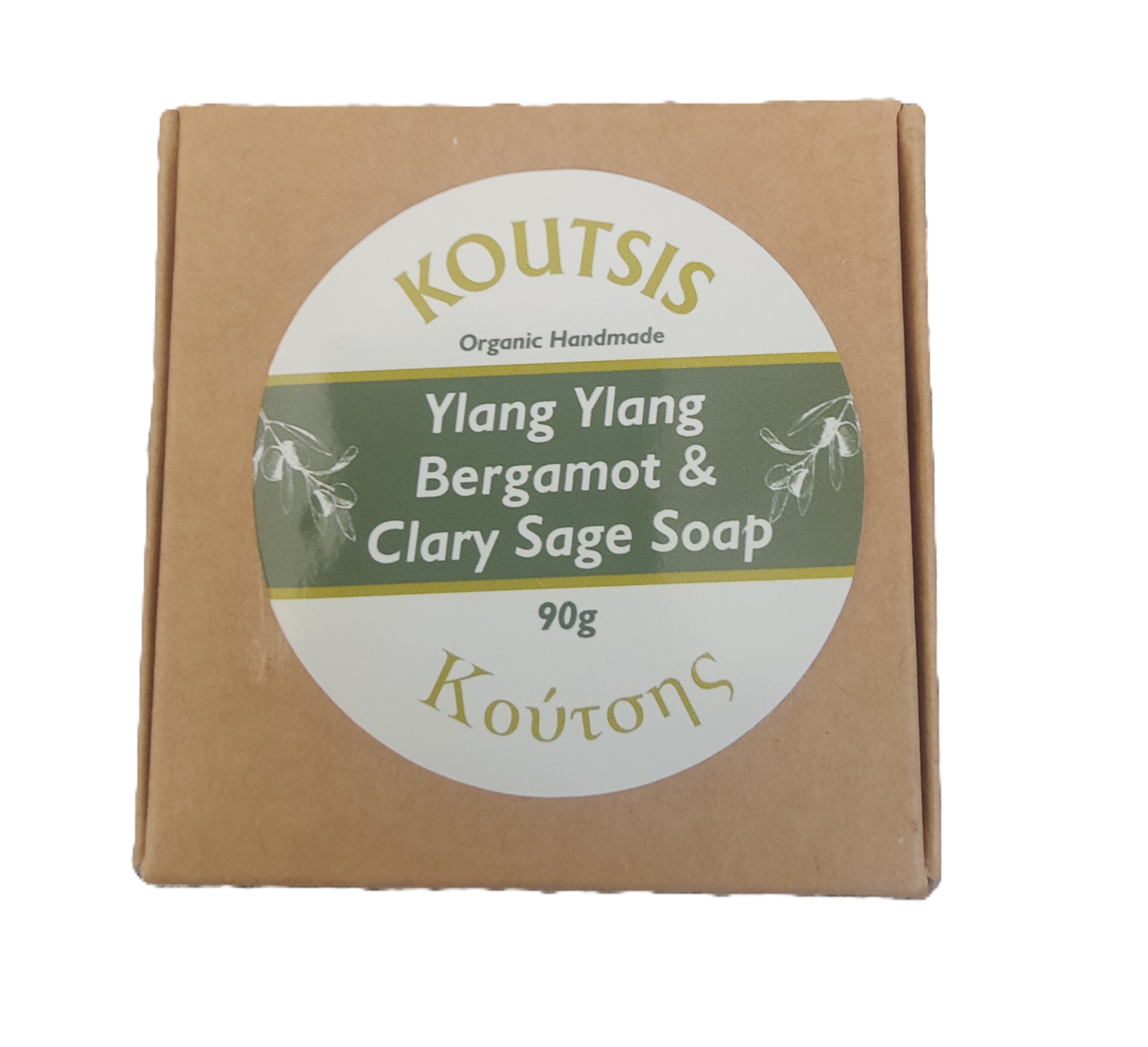 Koutsis Handmade Ylang Ylang Bergamot & Clary Sage Eczema Friendly Soap 90g